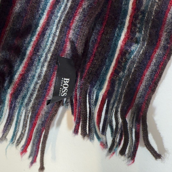 Boss Multicolor Striped Scarf - Picture 2 of 2